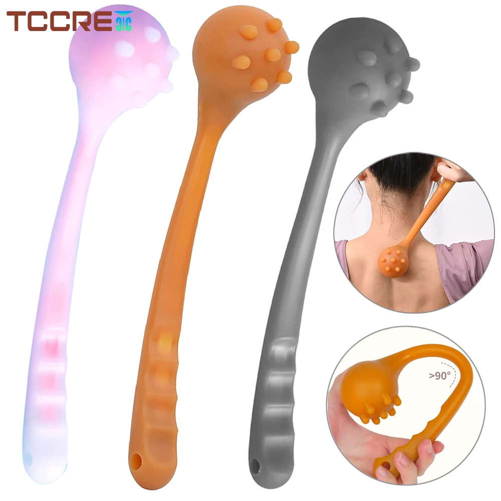 

Fitness Silicone Massage Hammer Stick Meridians Pat Massager Relieve Fatigue Body Pat Massager Anti-Cellulite Muscle Relaxation