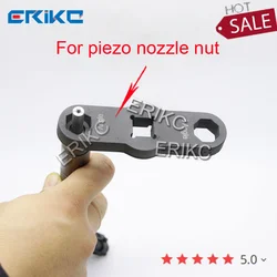 ERIKC 8 and 6 Angles Diesel Fuel Injector Disassemble Removal Nozzle Cap Tool E1023510 Nozzle Nut Remove Kit for BOSH Piezo