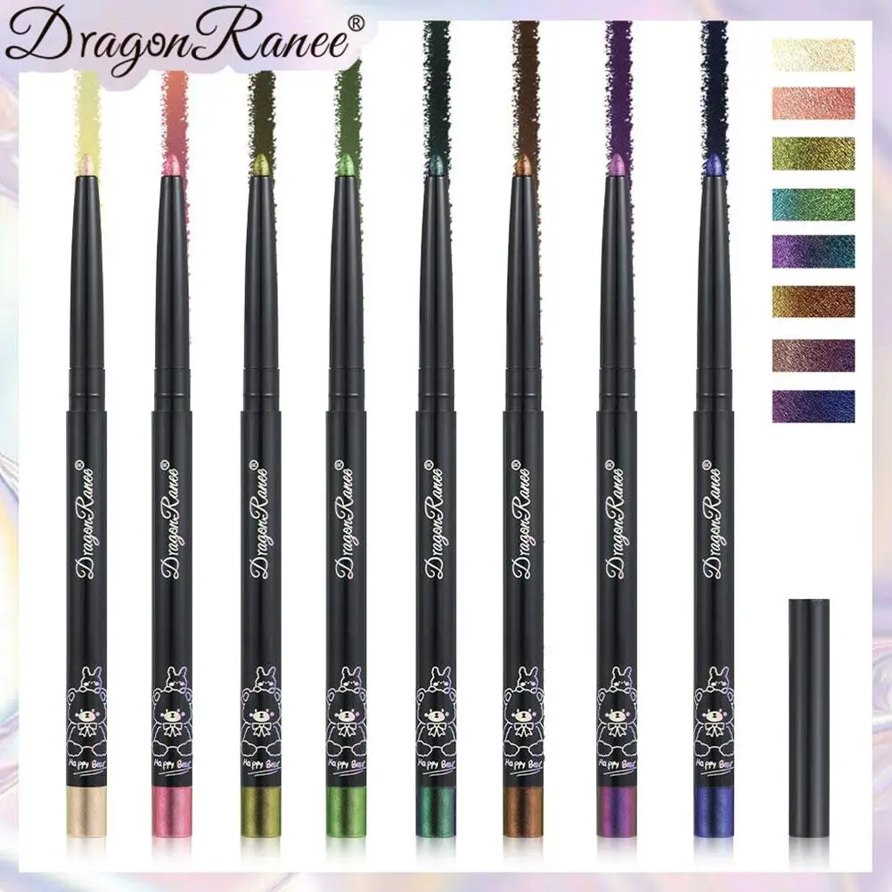 Eyeliner Pen Diamond Shiny Pearl Gloss Eyeliner Pen Chameleon Color Shift Eyeliner Pencil Makeup Brightening Effect Gift Set