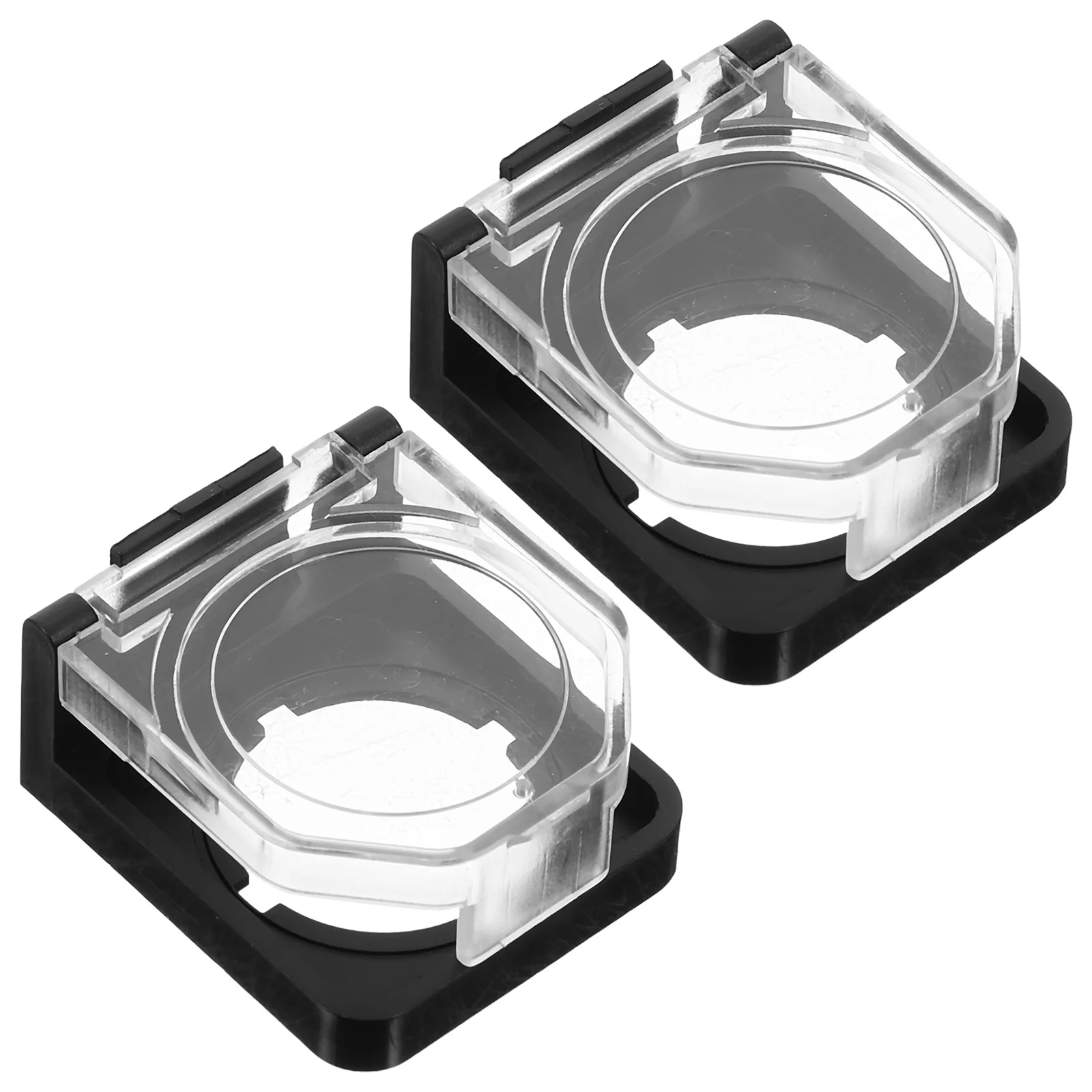 

2pcs Push Cover Plastic Switch Waterproof Power Protector Durable Push To Start Button Covers Household Button