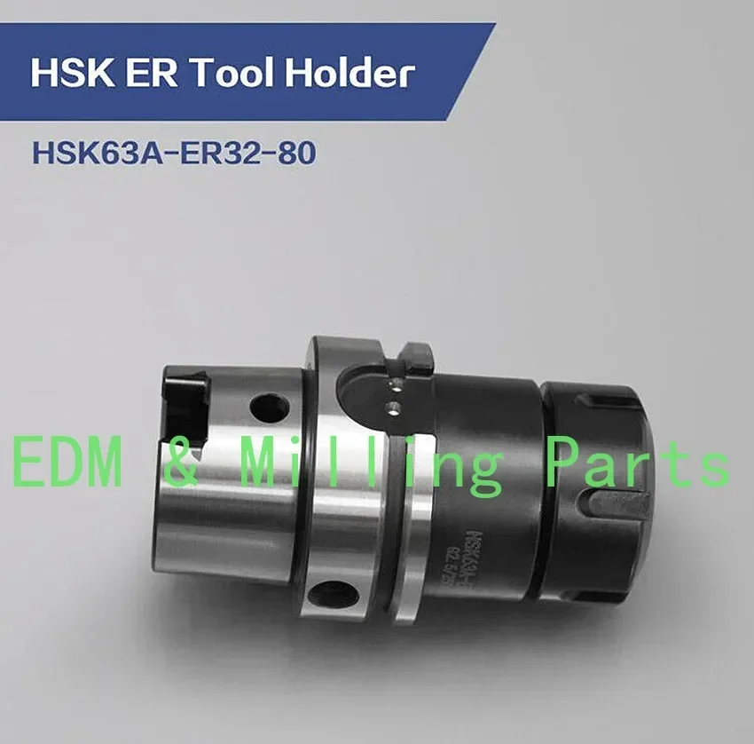 Imagem -04 - Cnc Hsk Titular Hsk63a Er32 80 Ferramenta Titular G2.5 25000 Rpm