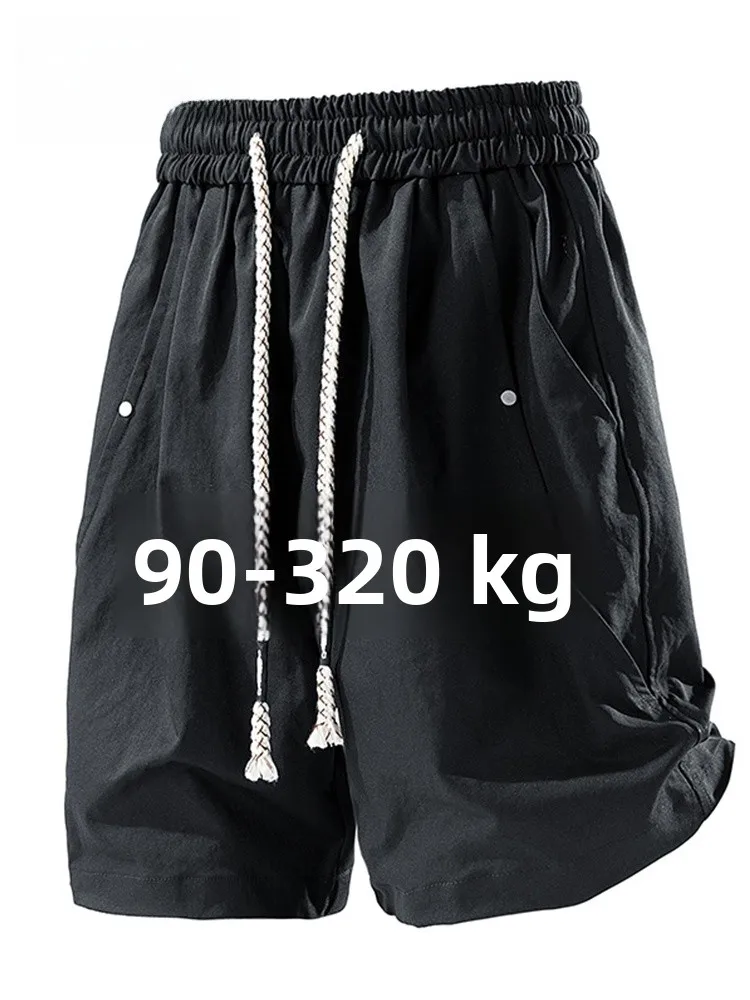 

Mo Cha Trendy Men's Casual Loose orts Summer New Sle Versatile plus Size Japanese Sle Five-Part Pants Slimming Mid-Pants