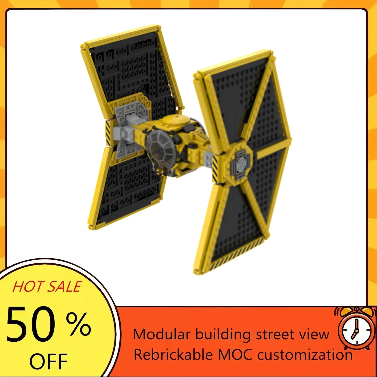 

Набор для сборки космического корабля из 538 деталей, популярная модель по мотивам фильма «Звёздные войны», модульный конструктор, технологичный подарок, игрушка для детей на праздники