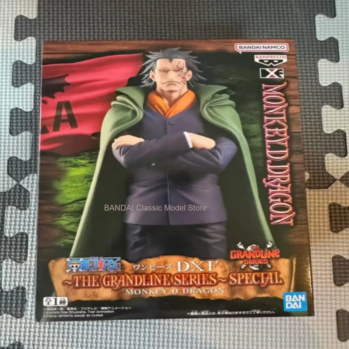 Auf Lager Original Bandai Spirits Banpresto The Grandline Series One Piece Monkey D. Dragon Anime Figur Actionfigur Garage Kit