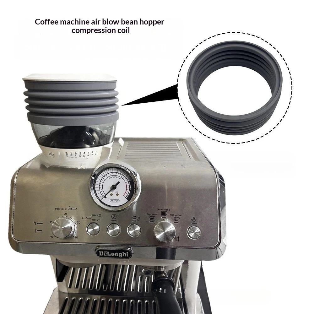 Soplador de aire comprimido con tolva de frijol para máquina de café expreso Delonghi 9155, eliminador de residuos, accesorios para máquina de café