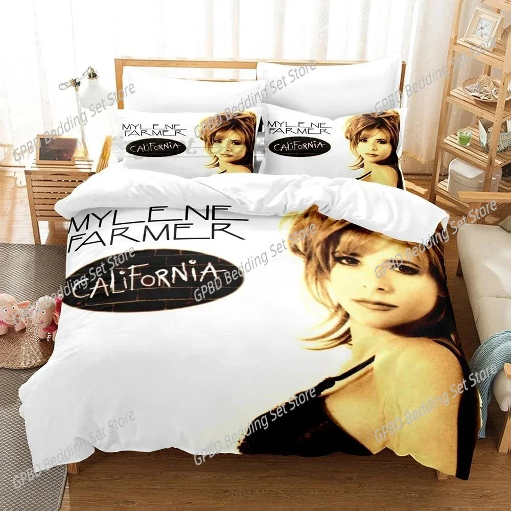 Mylene-Juego de cama de granjero, juego de cama individual, doble, tamaño Queen y King, funda nórdica para dormitorio de adultos, conjunto de ropa de cama 3D