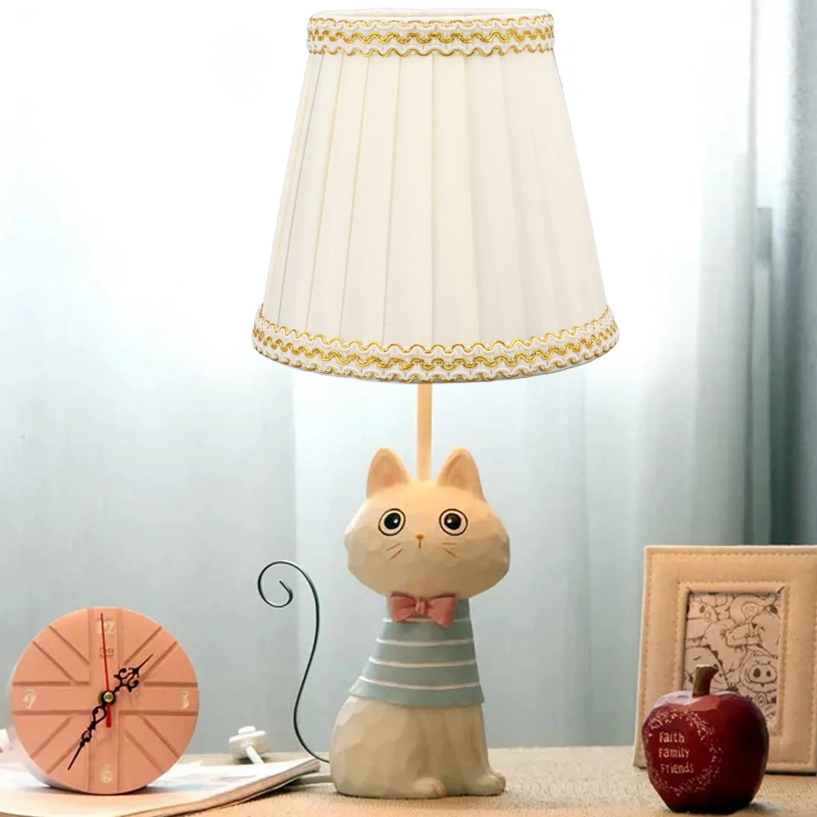 6pcs Cloth Lampshade Wear Resistant  Lamp Shade Good Light Transmission Lamp Cover For Home Hotel Bedroom Decor