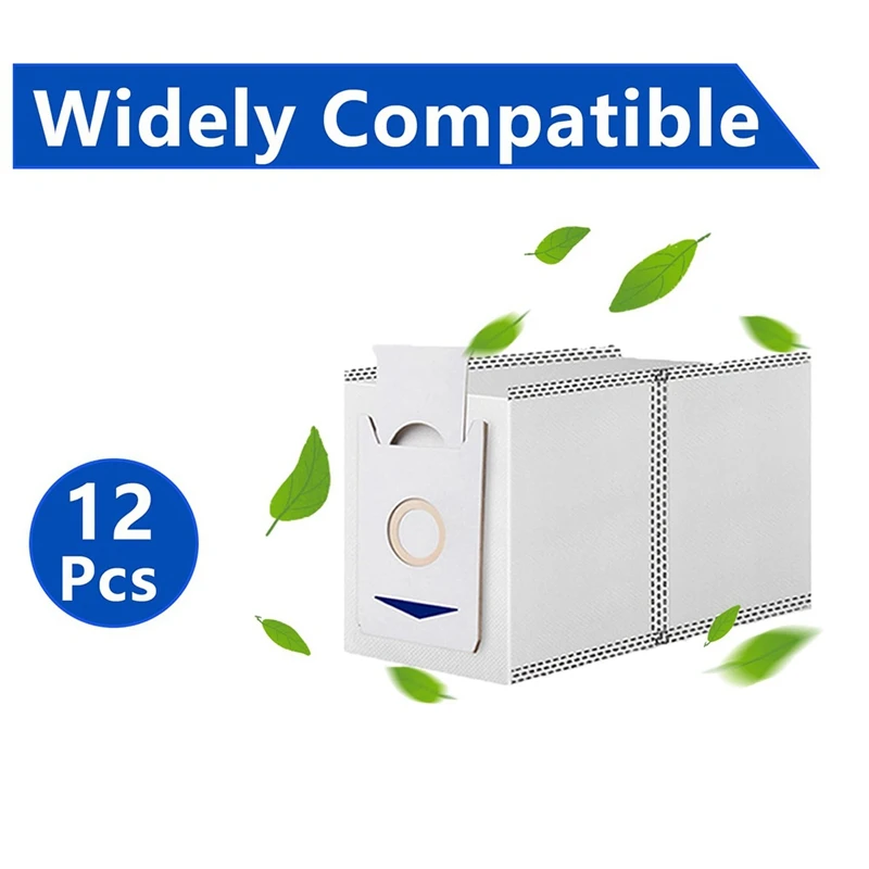 12 pak worki do odkurzacza dla Ecovacs T30 T30 Pro T30 Max odkurzacz, duża pojemność, akcesoria zamienne