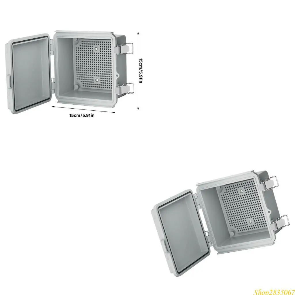 

Waterproof Junction Box Enclosure with Mounting Plate Dustproof Distribution Box 831F