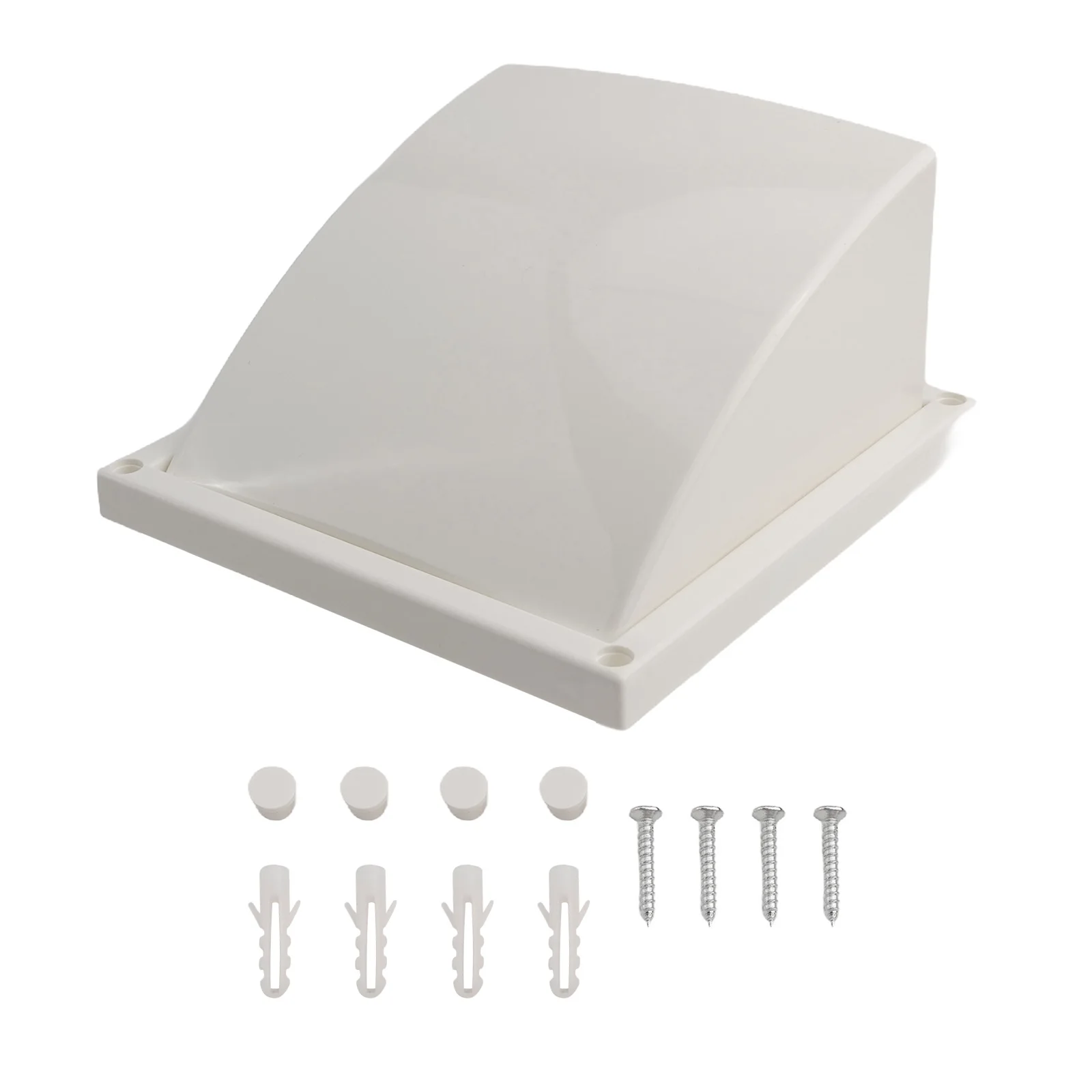 Cappa di scarico in ABS Griglia di ventilazione a parete esterna in ABS Installazione a parete esterna Controllo efficiente del flusso d'aria per cappe da cucina