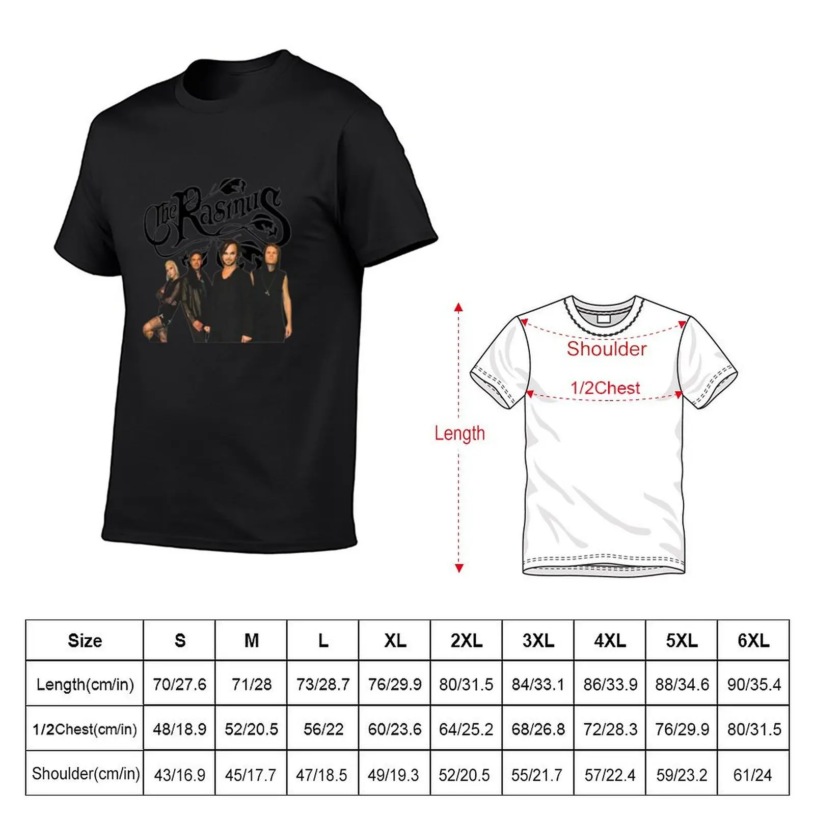 the rasmus jezebel T-Shirt sports fans vintage clothes new edition designer shirts men workout shirt