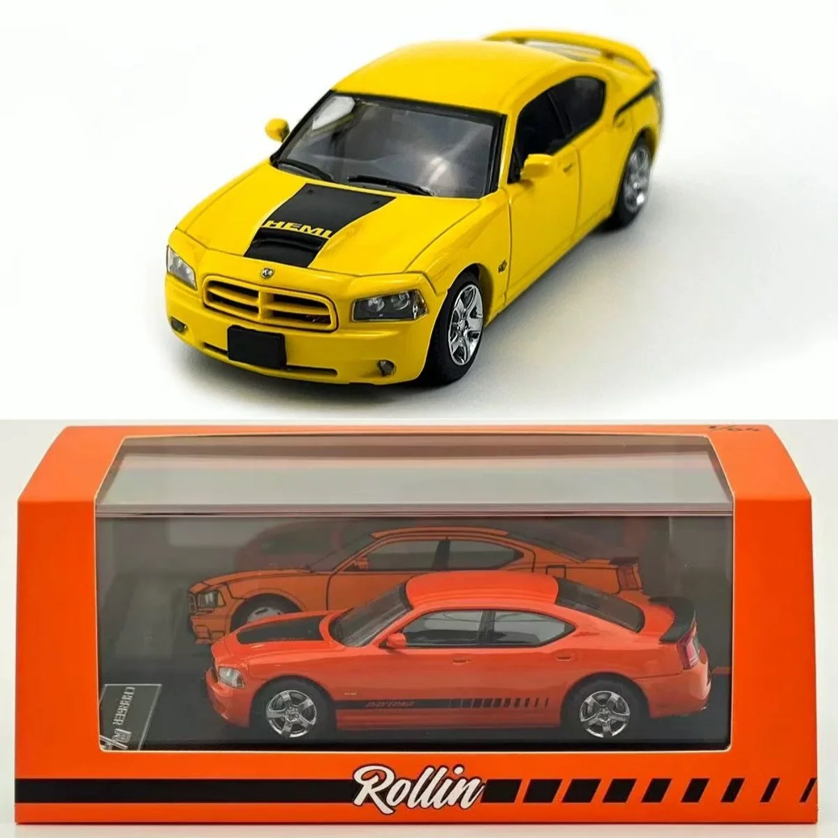 

Rollin 1:64 2008 Dodge Charger black/NYPD/RED alloy car model-in stock