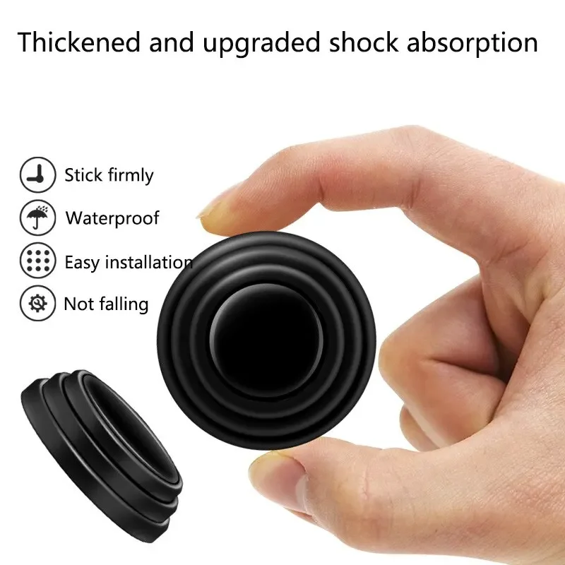 10pcs Car Door Silicone Anti Shock Pad Universal Trunk Sound Insulation Thickening Cushion Stickers Anti Car Door Protector