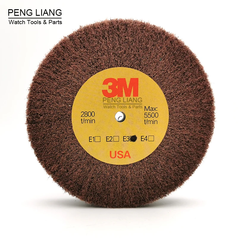 Original USA 3M Brushed Wheel Watchmaker Tools, E1E2E3E4 Watch Maintenance Tools for Polishing and Brushed Recovering