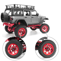 4PCS Metal Brake Disc Wheel Rim Box Metal Hex Adapter 12mm For MJX Rlaarlo Wltoys MN model Brand's GT Flat Run Climbing RC Car