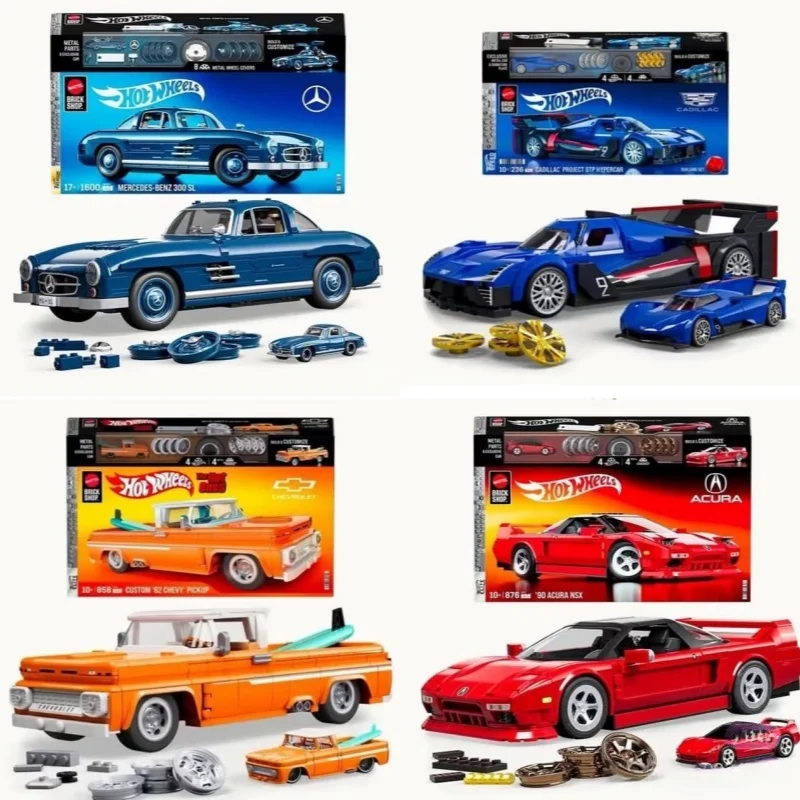 Hot Wheels Official Genuine Car Toy Cadillac Maserati Camaro Chevrolet Corvette Acura Mercedes-Benz Collectible Model Toy Gift view 6