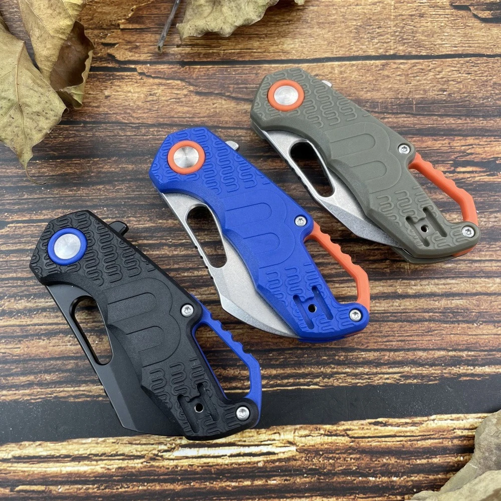 

Складной нож F0332 с лезвием из стали 8Cr13Mov, рукоять из нейлонового волокна – многофункциональный, портативный и удобный для домашнего использования.