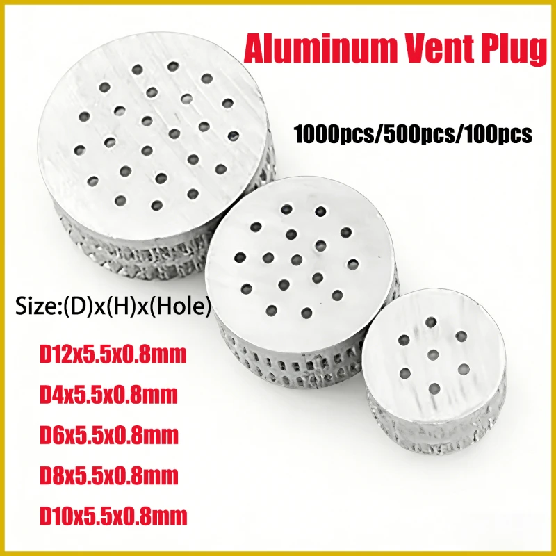1000pcs/500pcs/100pcs Aluminum Vent Plug EPS Lost Foam Casting Brea