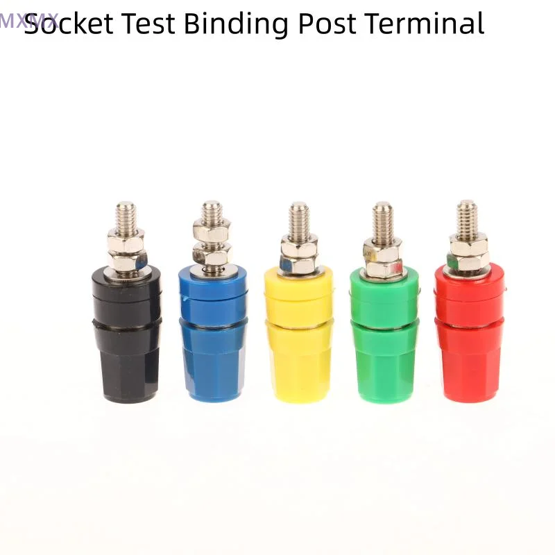 

10PCS M4X36 Pure Copper Terminal 4MM Banana Jack Socket 20A Binding Post Banana Plug Connector
