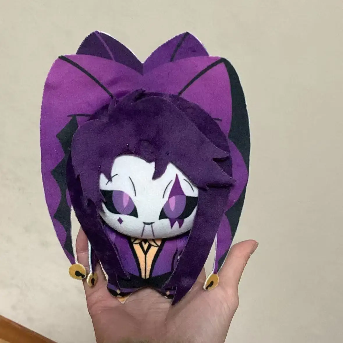 10cm Stuffed The Freak Circus Jester Plushie Jester Toys Cotton Doll Backpack Ornament Pendant Plush Kechain Fans Birthday Gift