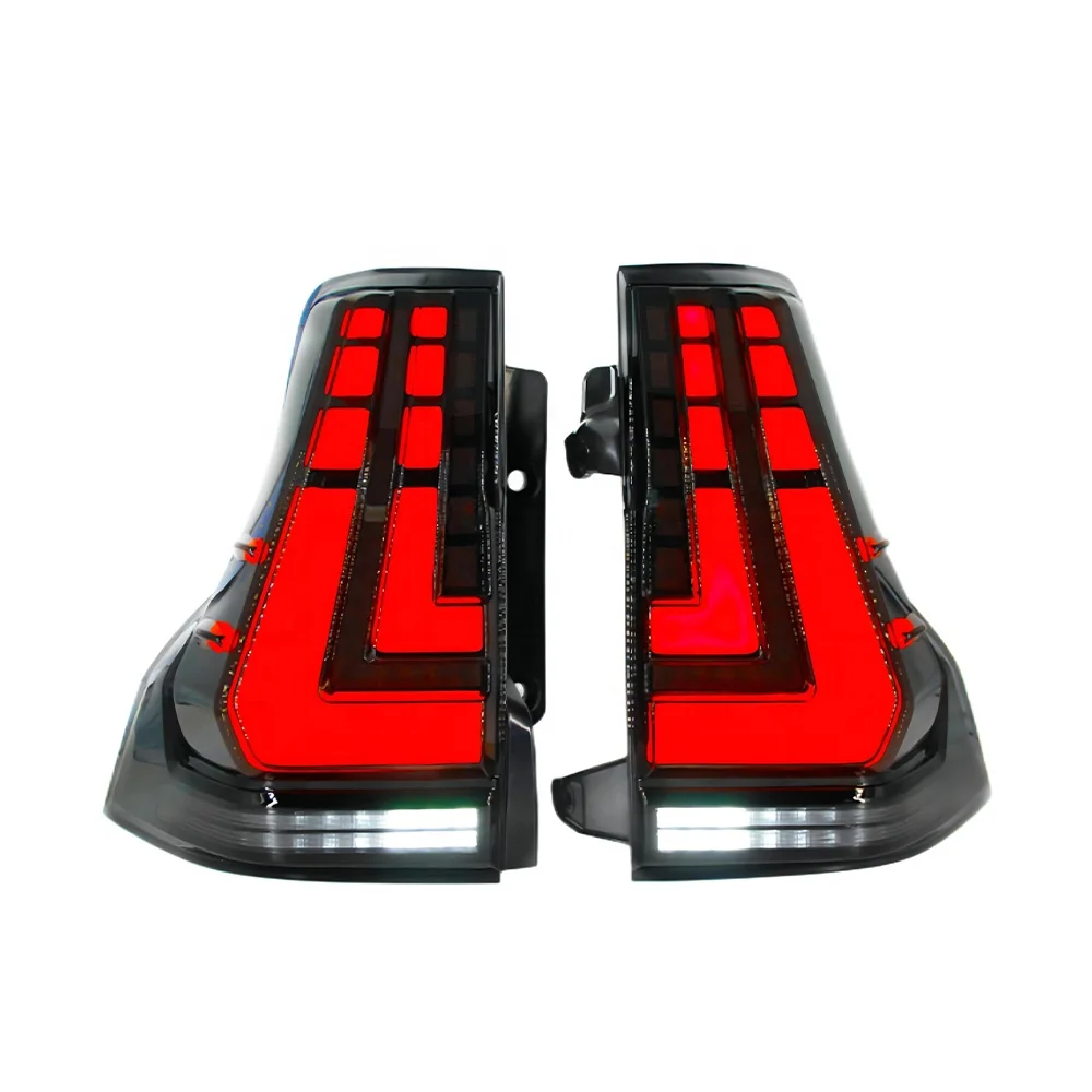 Land Cruiser Prado 용 순차 표시기 테일 라이트가있는 2003-2009 LED 용 공장 Prado FJ120 미등