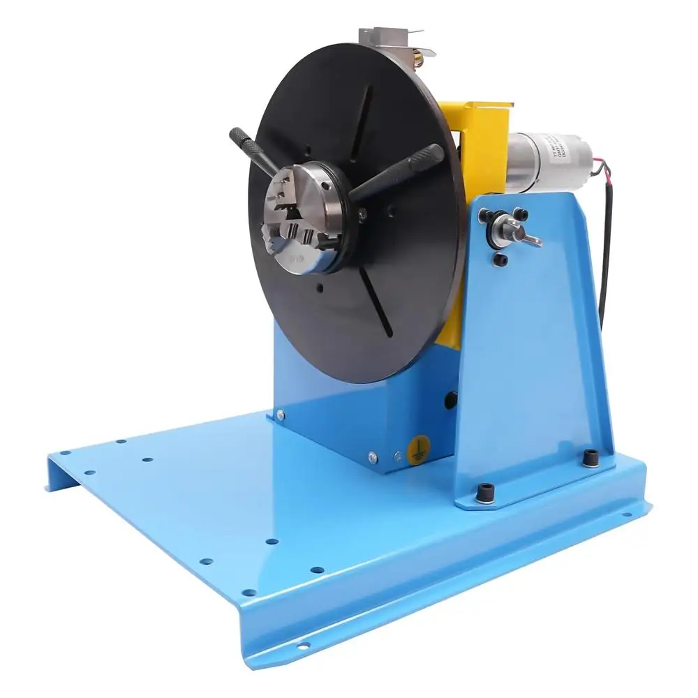 Horizontal/Vertical Rotary Automatic Welding Turntable TIG Welding Ring Positioner Compact 10kg Stable Precise Professional