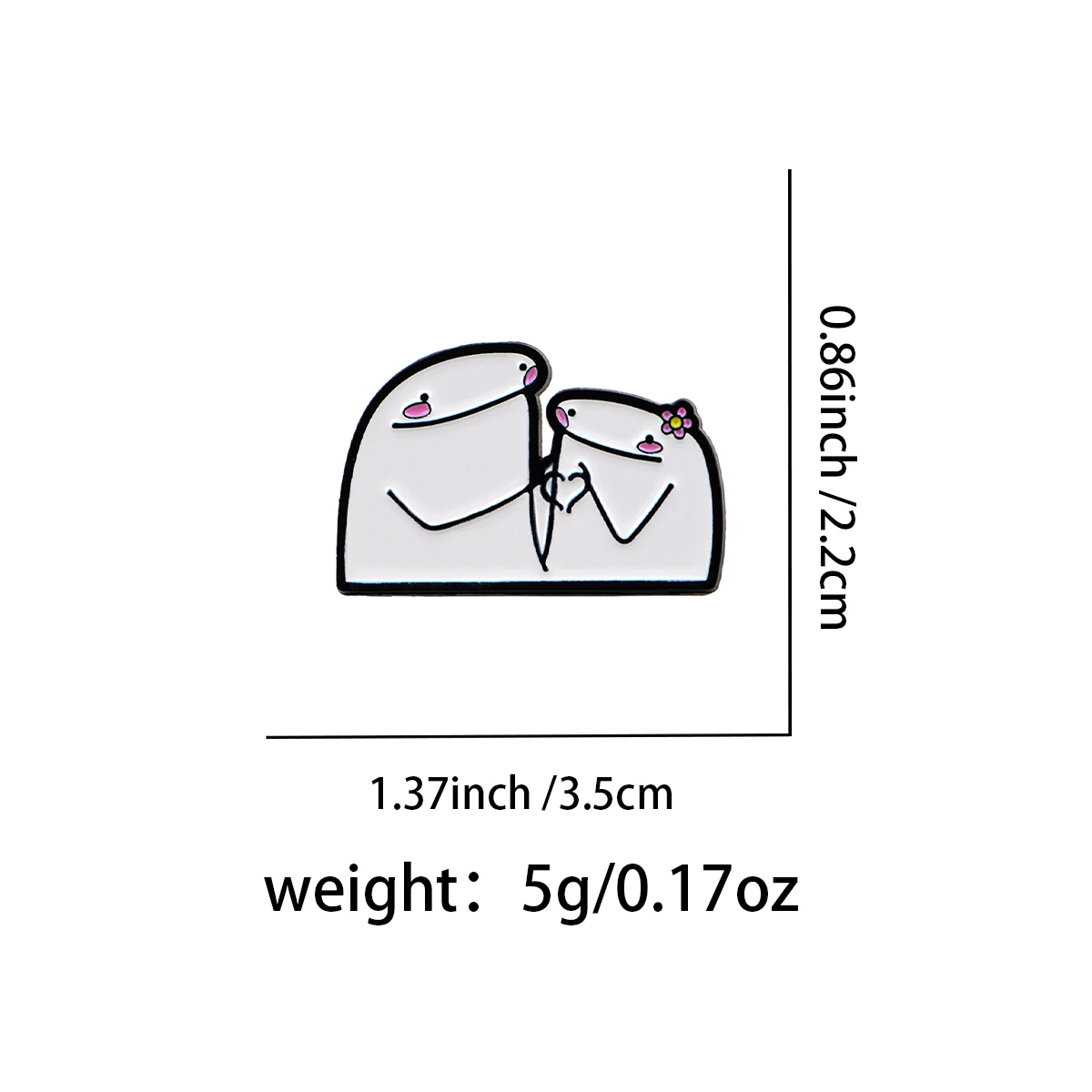 مضحك زوجين البيرة أرقام المينا دبابيس الكرتون الهزلي بروش التلبيب شارة بدبوس على ظهره الملابس والاكسسوارات الأزياء والمجوهرات هدية #6