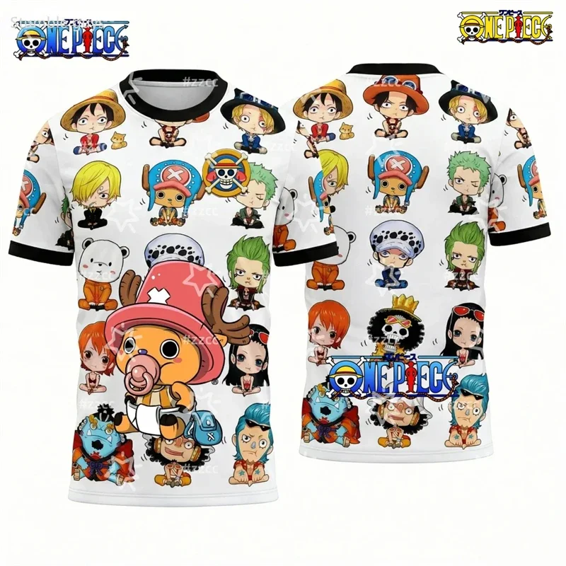 Summer Children One Piece T-Shirt Robin Archeologist Print Casual Boys Clothes Girls Short Sleeve Men Jersey