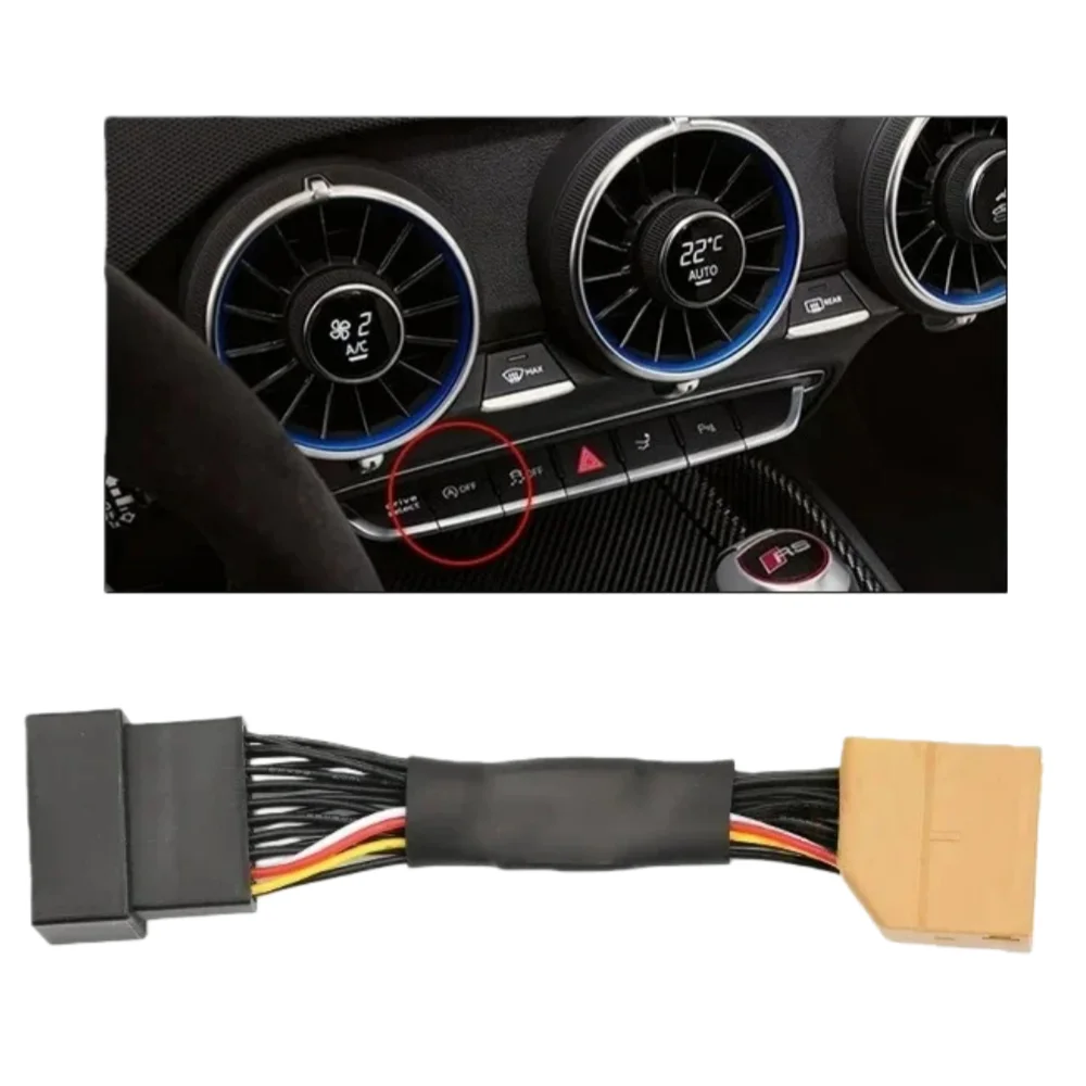 For Audi A4 B8/Audi A3 8P/Audi A4 B6/Audi Q5 Automatic Stop Start Engine System off Device Control Sensor Plug Car Accessories