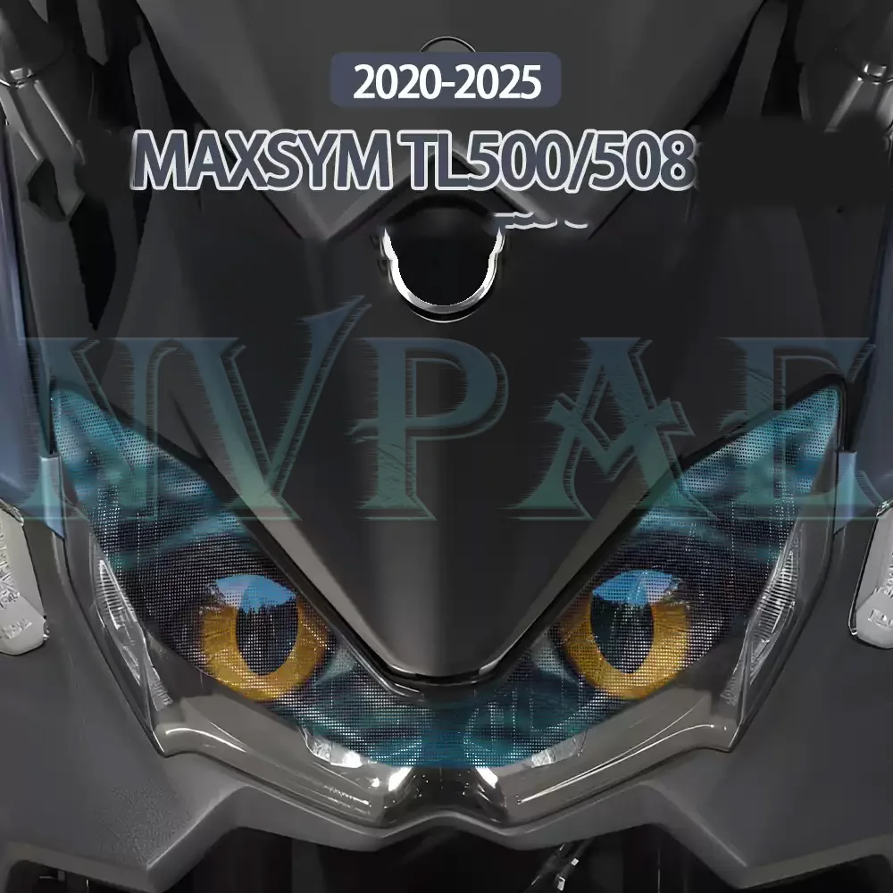 For SYM TL500 500TL TL 500 TL 508 TL508 Motorcycle Modified headlight protection sticker and headlight decoration sticker