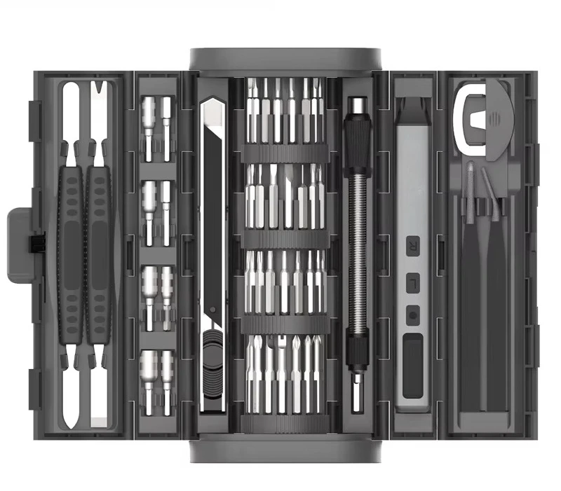 3.7V 83-piece set Multifunctional torque adjustment lithium battery power supply cordless electric screwdriver set