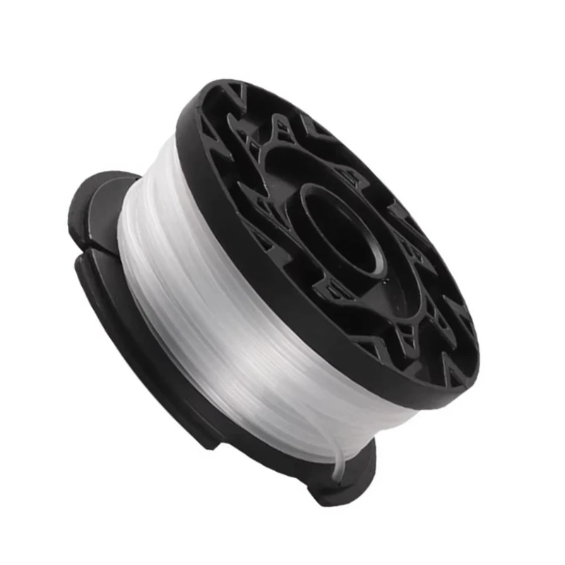 Replacement Trimmer Spool AF-100, Nylon Grass Trimmer Line Spool, Pre-wound Weed Eater Spool for Black+Decker String Trimmer