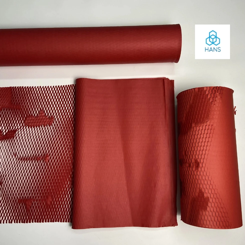 

Hans，Red Environmentally friendly and recyclable Honeycomb paper gift packaging, craft packaging, , transport packaging Etc.