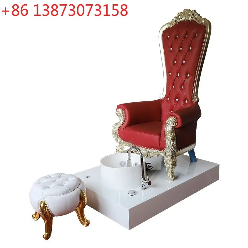 

Queen High Back Foot Massage Sofa Chair Foreign Beauty Salons Spa Massage Manicure Pedicure Foot Soaking Sofa Chair