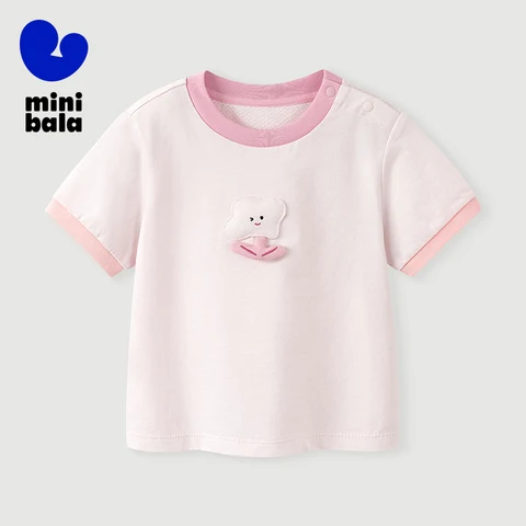 Детские футболки MINI BALA хлопковые цветные