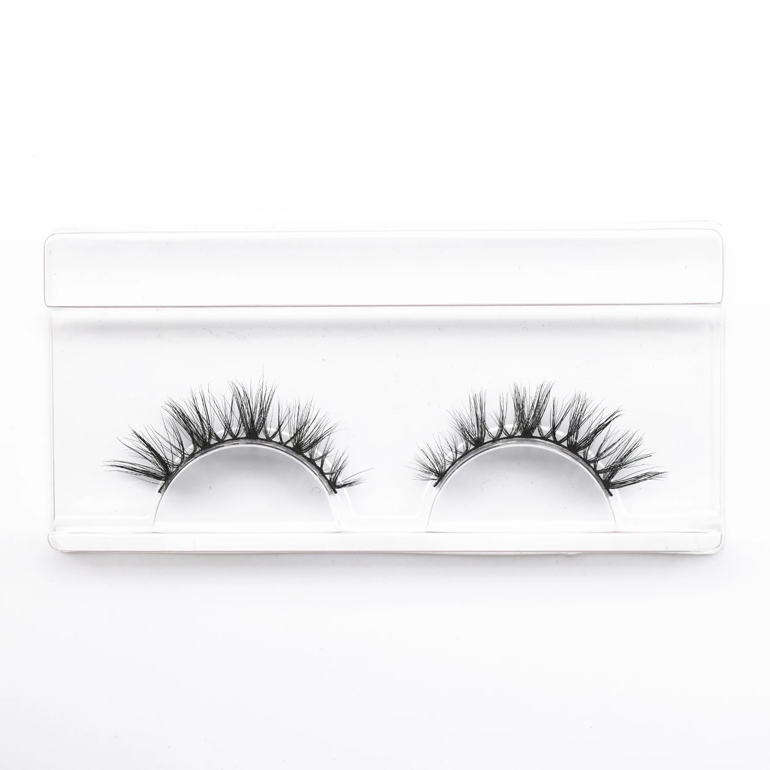 G06 Mink Cruzado 3D Eye Lashes, cílios postiços, Maquiagem Cílios Extensão, Full Strip Lashes, Natural, Longo