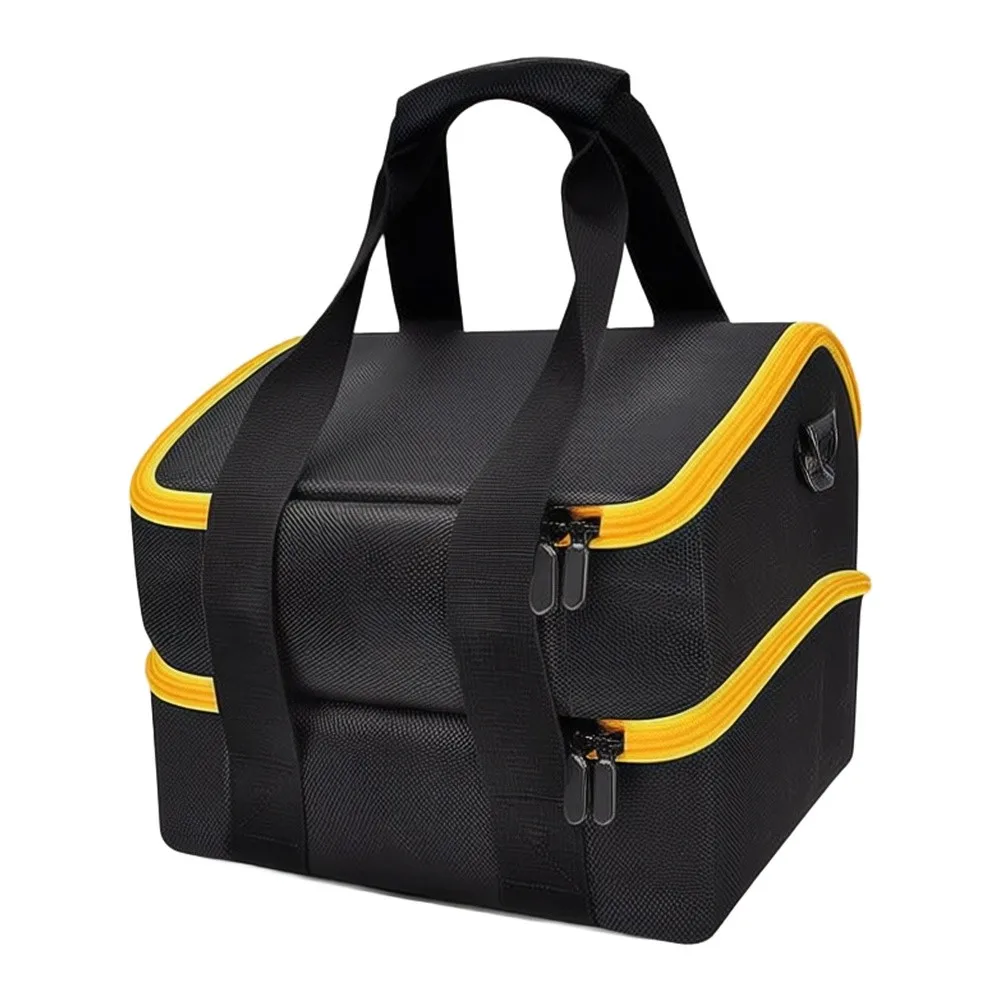 Charger and Battery Carry Case for For electric Devices - 31x25x18 cm Tear Resistant Polyester Organizer with Secure Handle
