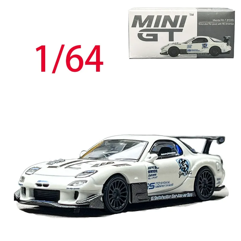 

MINIGT Литая под давлением модель автомобиля Mazda из сплава в масштабе 1/64 Mazda RX-7 FD3S # 996 игровые транспортные средства, игрушки для мальчиков, оригинальная коробка