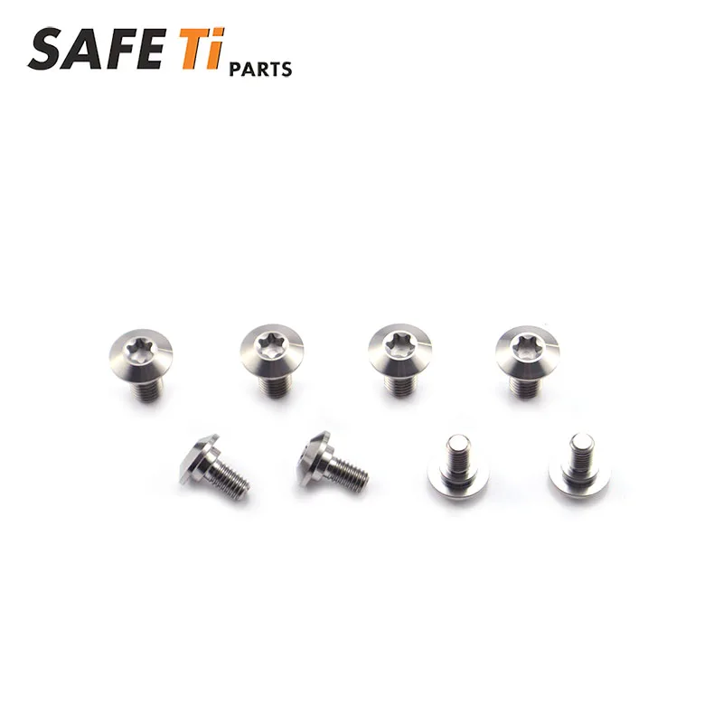 GR5 Titanium Front & Rear Brake Rotor Bolt Kit 4PCS+4PCS For SFM KAWASAKI Motocross Dirt Bike Brake Disc Mounting Set Off‑Road