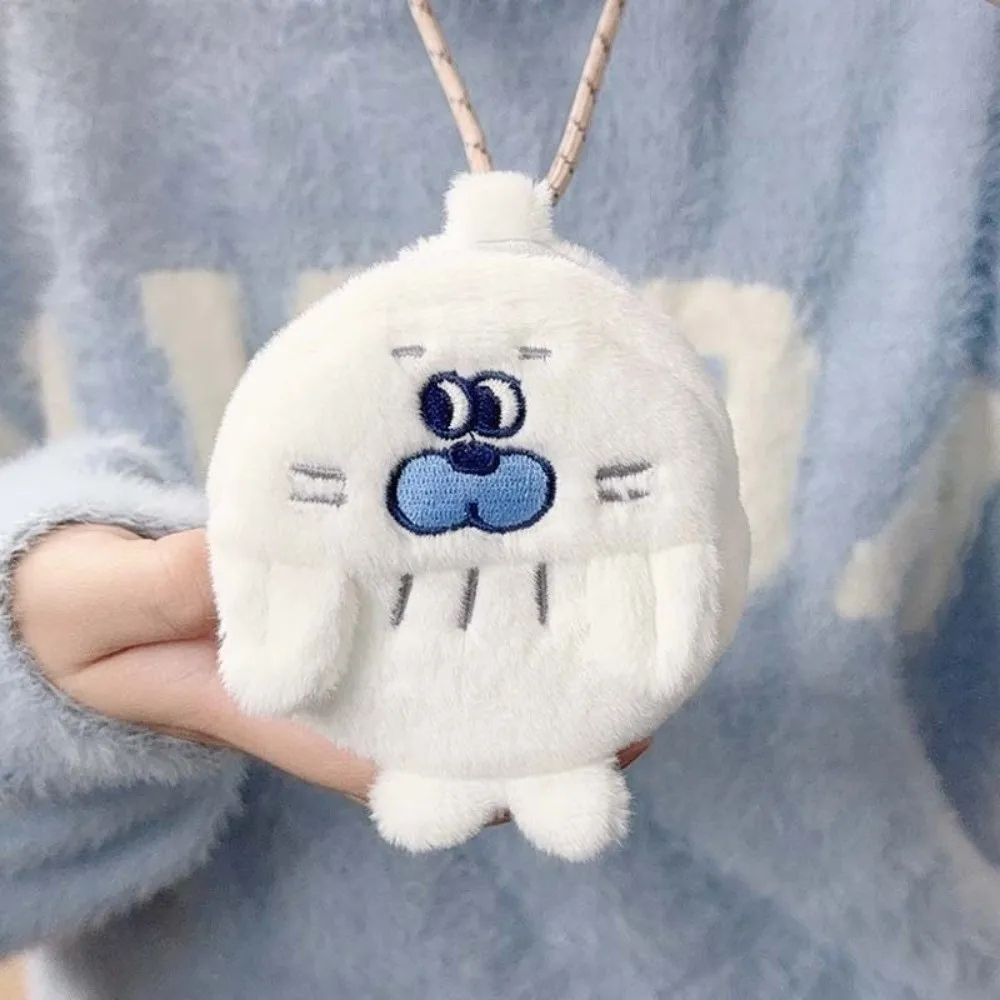 High Quality Cute Seal Coin Purse Soft Versatile Hanging Neck Storage Bag Animal Earphone Pouch