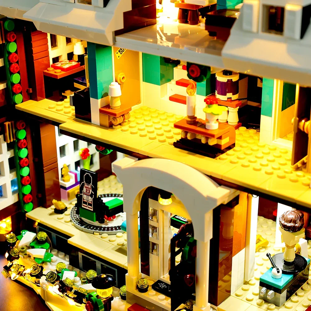LED-Beleuchtungsset für LEGO Home Alone Kevin 21330 Haus mit Lampen-Ideen, Bausteine nicht enthalten (nur LED-Beleuchtungsset) – Detail 2
