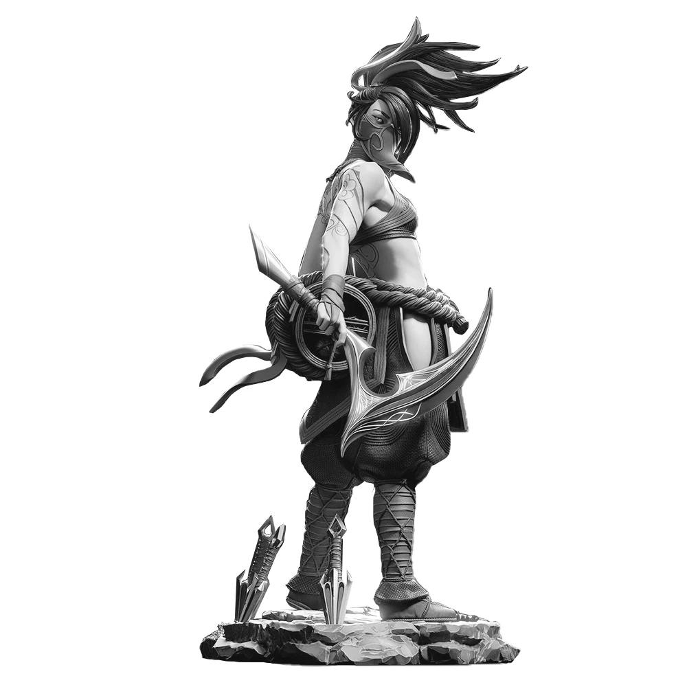 Kit de modèles miniatures en résine 3D Swift Female Warrior 1:16, Figurines non peintes à détails élevés (A999)