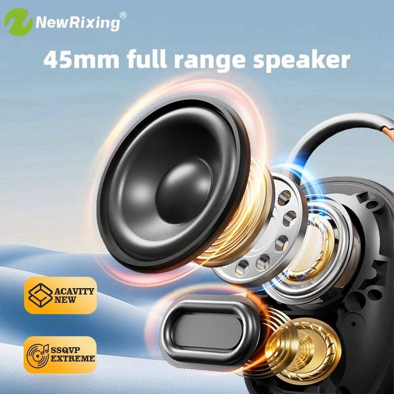 NewRixing IPX7 Waterproof Speakers,Portable BT Speaker,8W，4