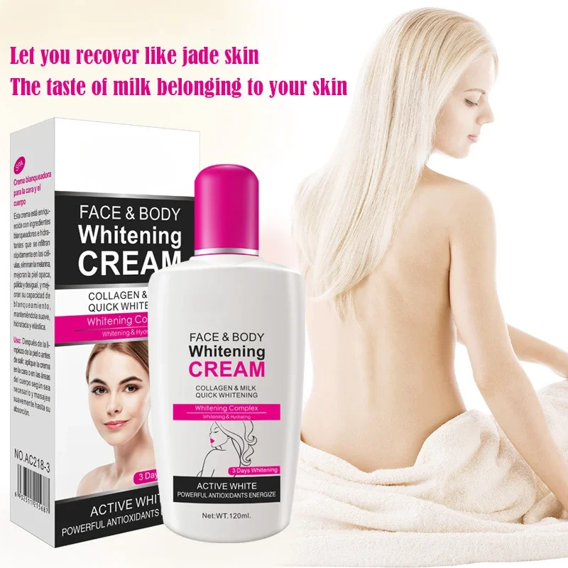 120ml Body Cream for Dark Skin Bleaching Brightening Body Lotion Whitening Cream Private Armpit Skin Whitening Cream 2020 NEW