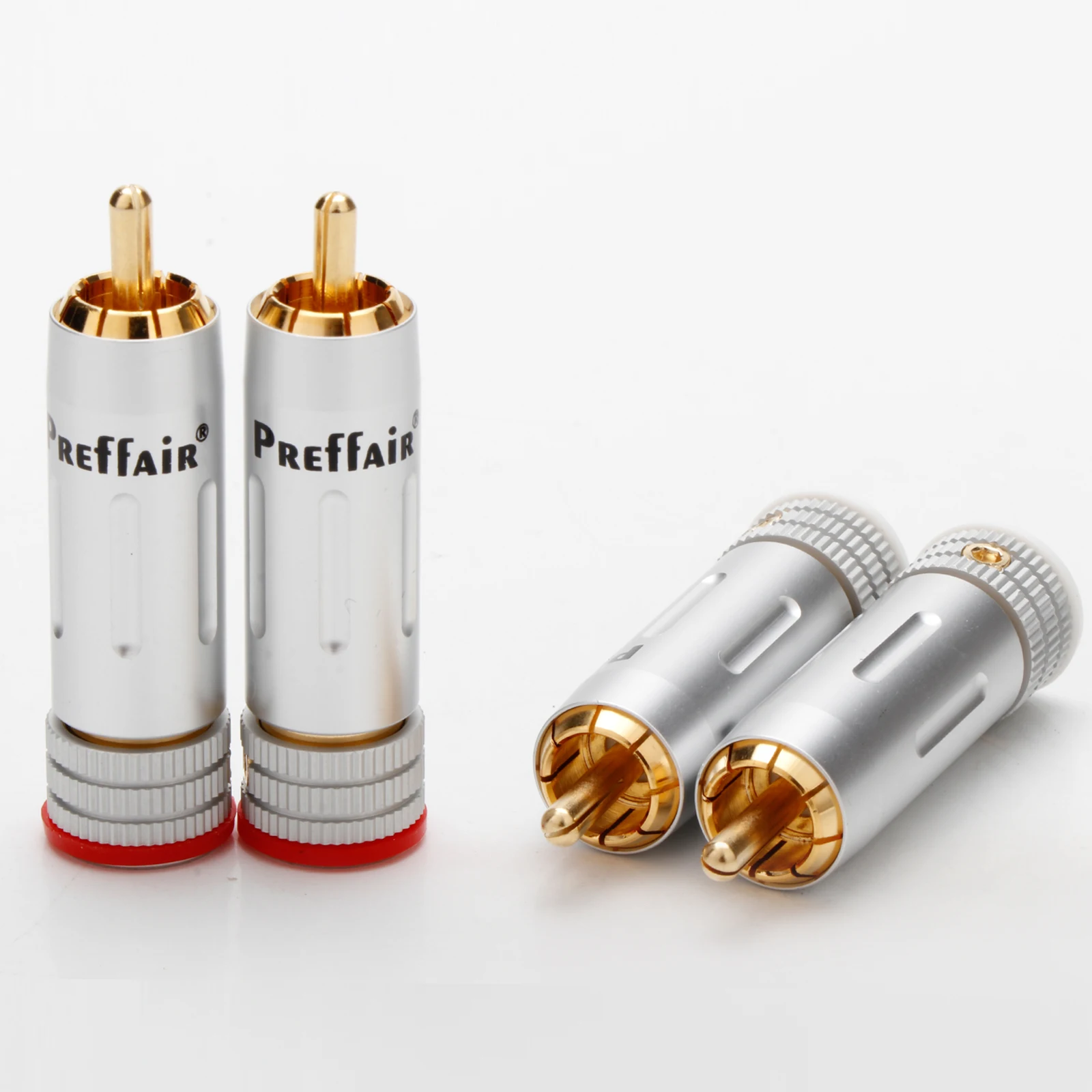 HIFI Audio RCA Lotus-Stecker Schraubbefestigter Anschluss Selbstverriegelnder Terminal Audio-Kabelstecker AV-Reparaturkopf High-End RCA – Detail 7
