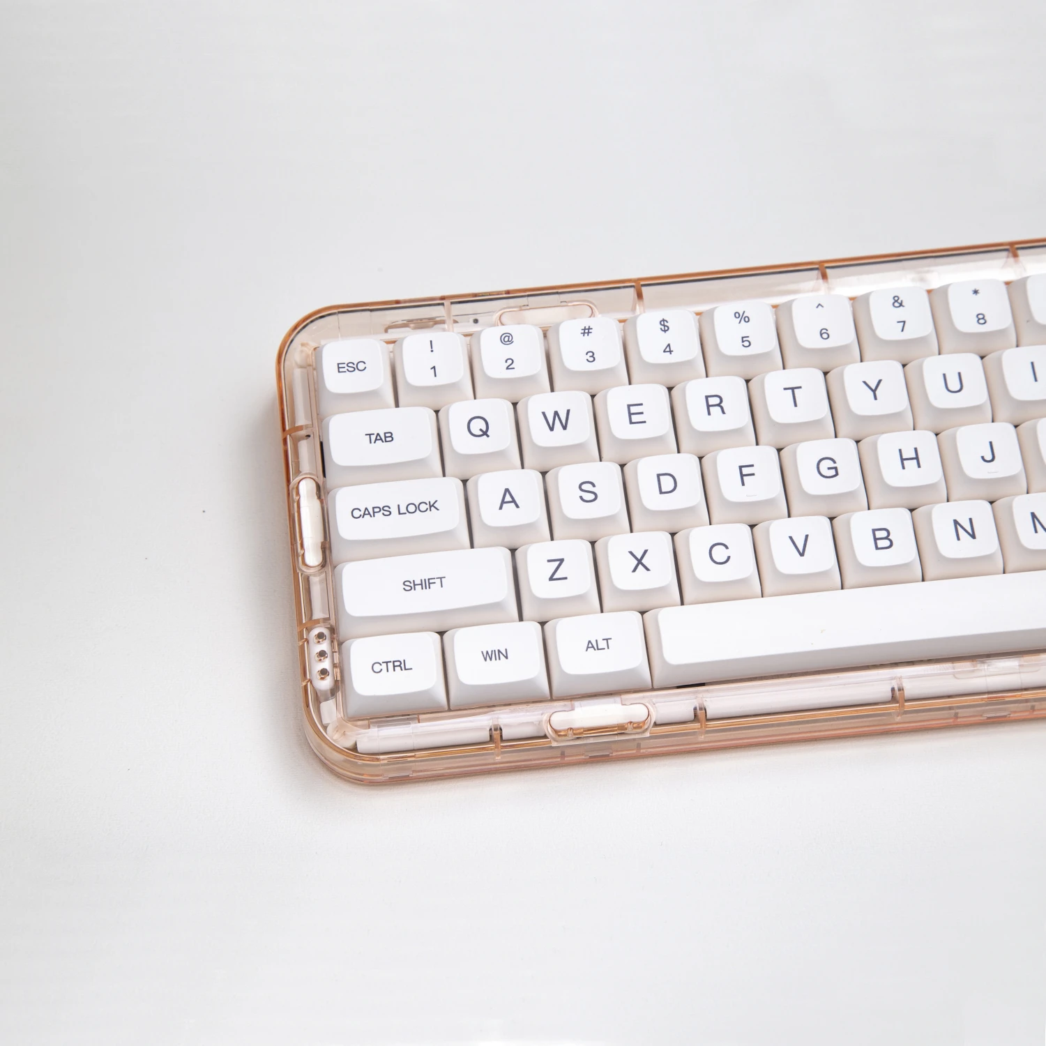 1 Juego de 120 teclas, teclas japonesas blancas simples, perfil XDA, teclas de DYE-SUB PBT para teclado mecánico personalizado MX Switch