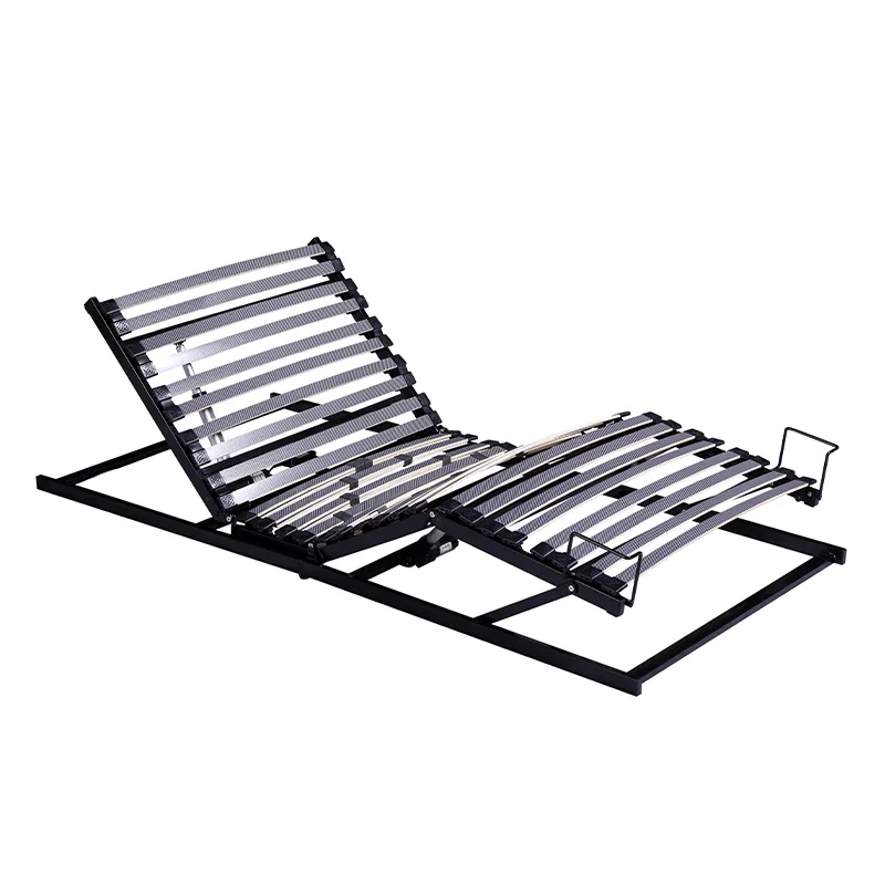 إطار قاعدة سرير منزلي كهربائي قابل للتعديل للتخصيص بدون جاذبية مع دعم قطني للتدليك للقديم #3