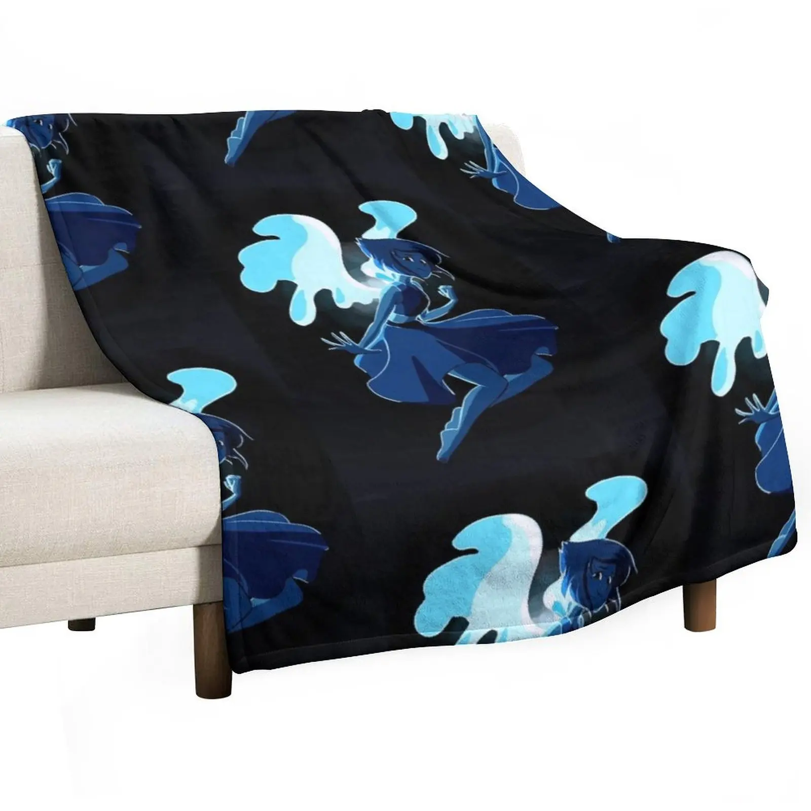 

Lapis Lazuli Throw Blanket Cozy Home Blanket Gift for Christmas Holiday