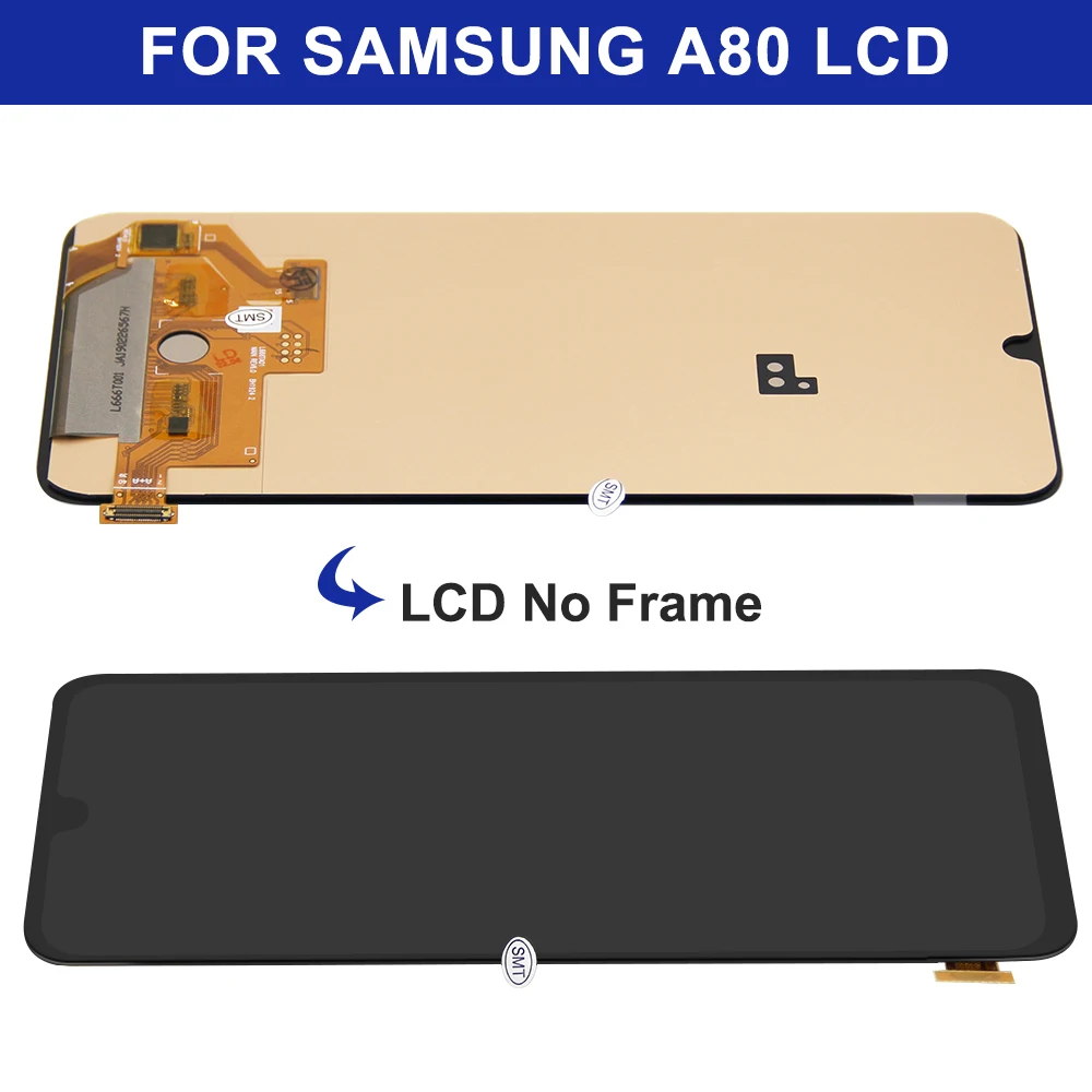 Display LCD OLED Incell per Samsung Galaxy A80, Schermo Touch A80 A805F A8050 A805X A805N, Parti di Ricambio per Display LCD