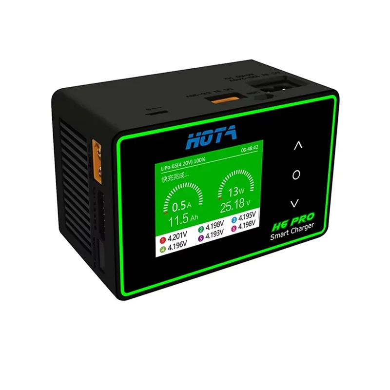 HOTA H6 Pro Duo AC 200W DC 700W 26A Mini caricabatteria 1-6S Lipo NiMh Li-ion Ni-Cd Digital RC Balance Caricatore Scaricatore